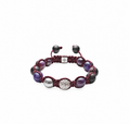 Atelier bracelet-10mm bordeaux ￼