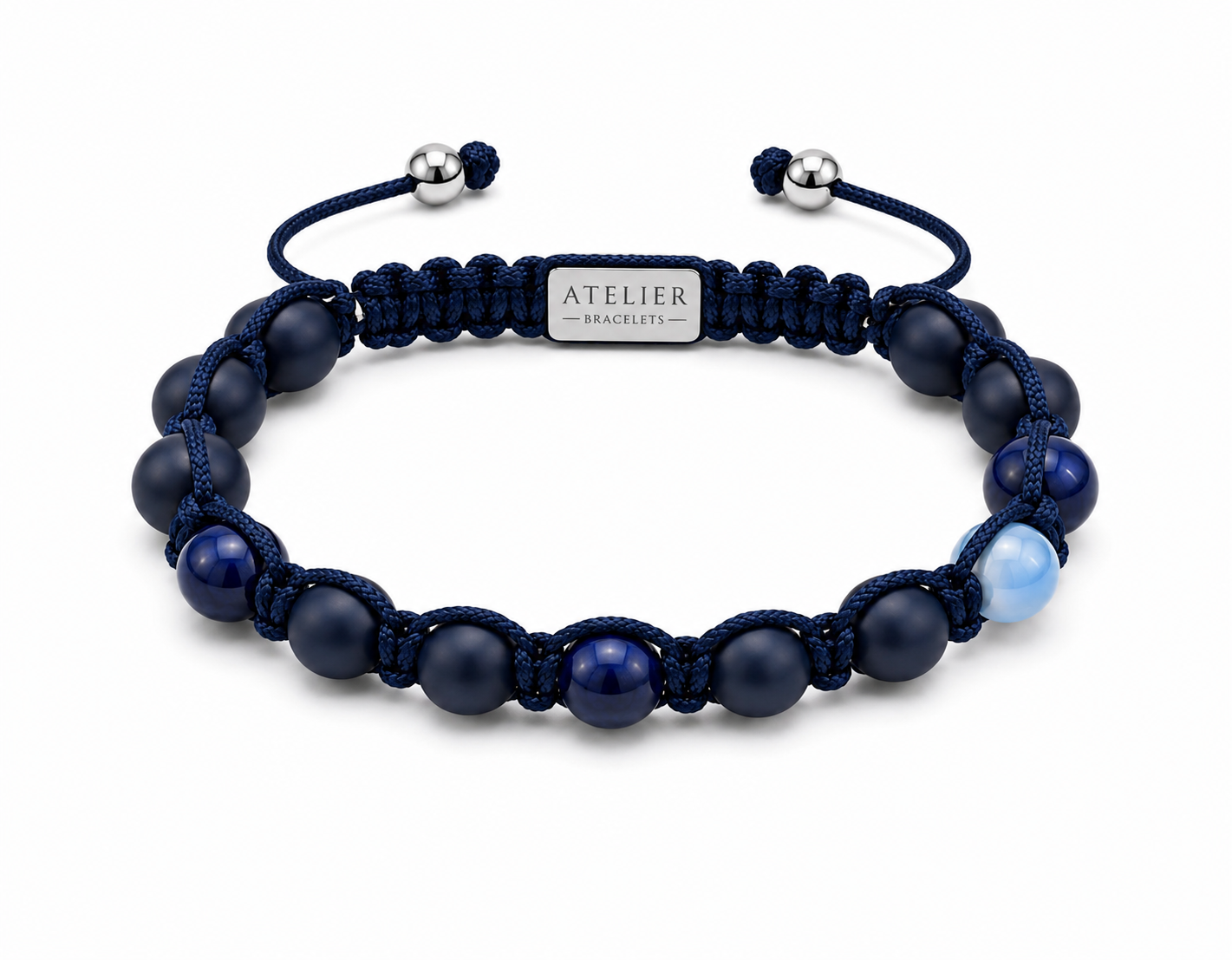 Atelier Armbånd - Blå Perler